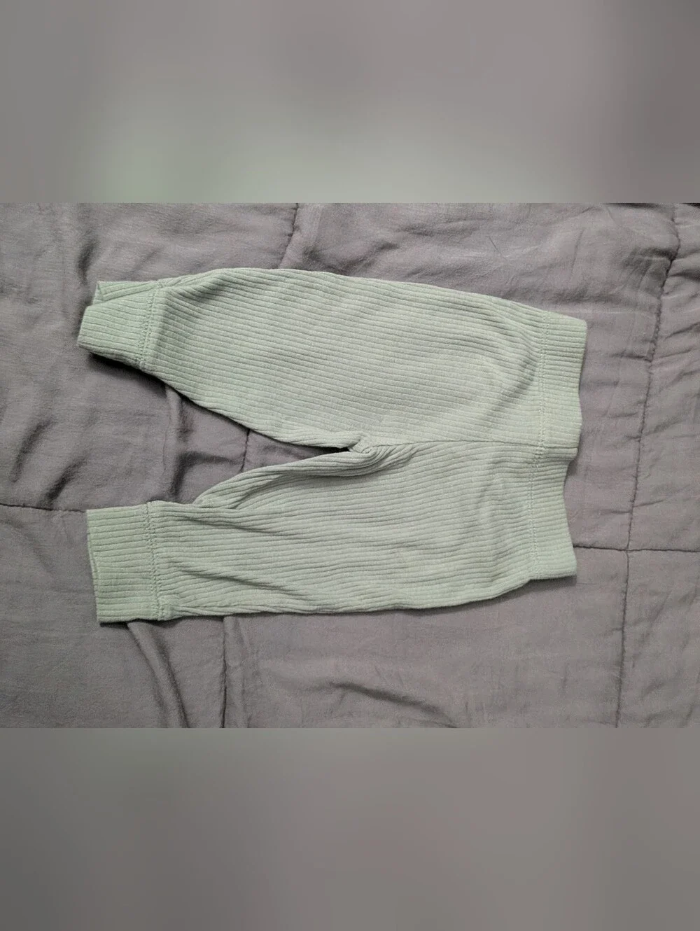 Carter's Sage Green Ribbed Jogger Pants